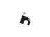 Picture of 8mm Black Round Nail Cable Clip - 100 Pack - 5 of 9