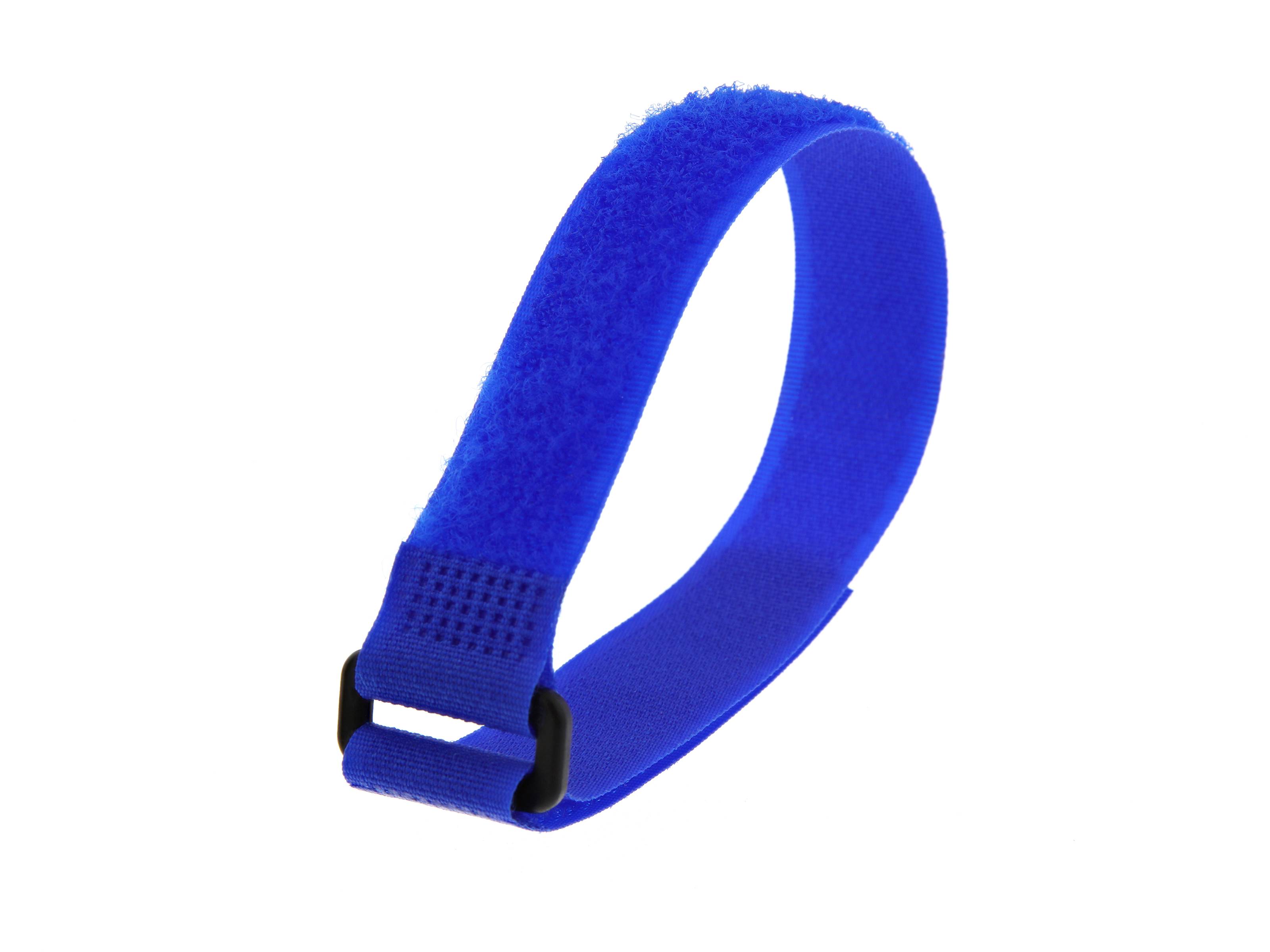 12 Inch Blue Cinch Strap - 5 Pack | Computer Cable Store