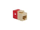 Picture of Cat 6 Modular Keystone Jack - RJ45 (8P8C) Hd - Ivory