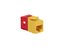 Picture of Cat 6 Modular Keystone Jack - RJ45 (8P8C) Hd - Yellow