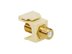 Picture of Coaxial Keystone Jack - F-type Gold Plated - Almond - 0 of 1
