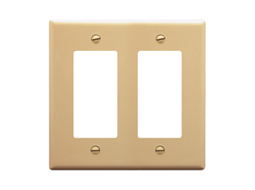 Picture of Faceplate Decorex 2-gang Ivory