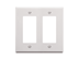 Picture of Faceplate Decorex 2-gang White - 0 of 1