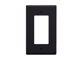 Picture of Faceplate Decorex 1-gang Black