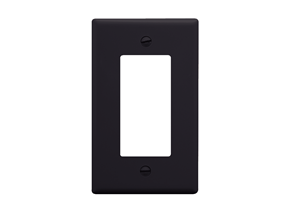 Picture of Faceplate Decorex 1-gang Black