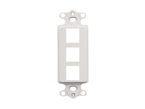 Blank Insert Decorex 3-port White