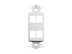 Picture of Blank Insert Decorex Hd 4-port White - 0 of 1