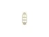 Front view of blank insert 6 port in Almond color. - 0 of 1