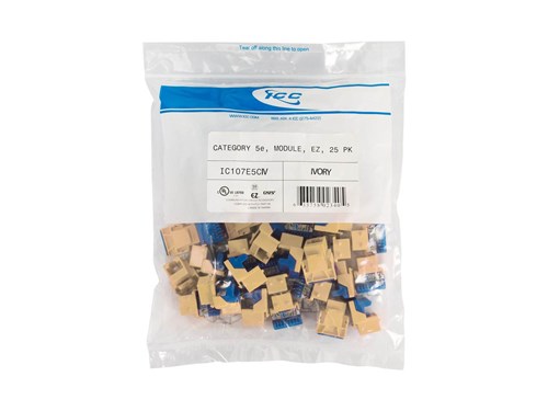 Module Cat 5e Ez 25 Pk Ivory