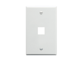 Picture of Faceplate Flat 1-gang 1-port White