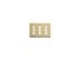 Picture of Faceplate Flat 3-gang 9-port Ivory - 0 of 1