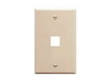 Picture of Faceplate Oversized 1-port Almond