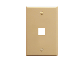 Picture of Faceplate Oversized 1-port Ivory