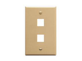Picture of Faceplate Oversized 2-port Ivory