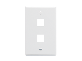 Picture of Faceplate Oversized 2-port White