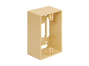 Picture of Mounting Box 1-gang Ivory
