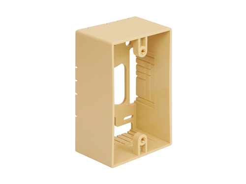 Mounting Box 1-gang Ivory