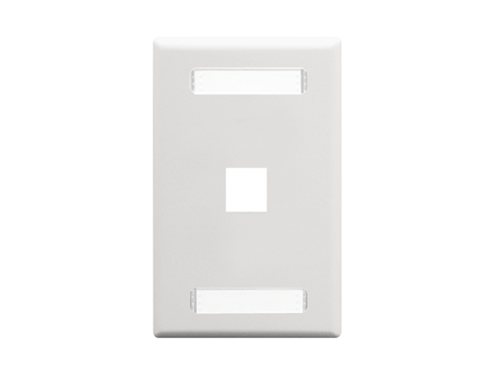 Blank Faceplate Id 1-gang 1-port White