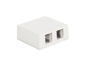 Picture of Surface Mount Box 2-port White
