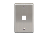 Picture of Blank Faceplate Stainless Steel 1-gang 1-port