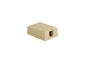 Picture of Surface Mount Box Elite 1-port Ivory