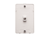 Picture of Wall Plate Telephone 6p6c White - 0 of 1