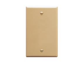 Picture of Faceplate 1-gang Blank Ivory