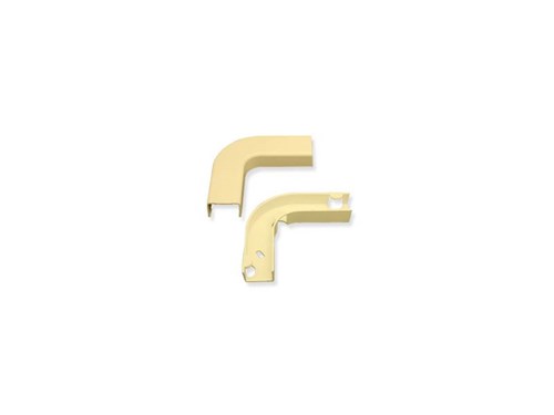 Flat Elbow & Base 1 3/4" Ivory 10pk