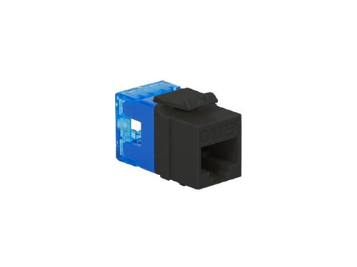 Cat5e Modular Keystone Jack - RJ45 (8P8C) Hd - Black
