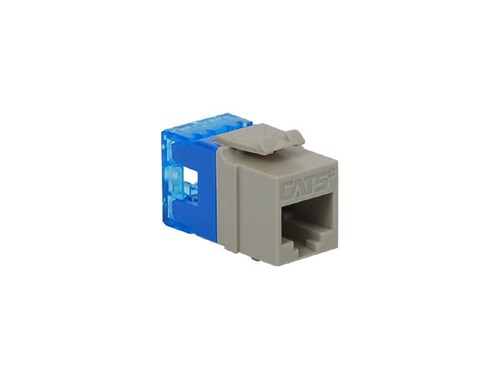 Cat5e Modular Keystone Jack - RJ45 (8P8C) Hd - Gray