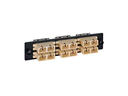 Sc Fiber Optic Adapter Panel 6-duplex Metal