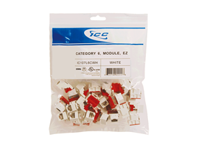 Picture of Module Cat 6 Ez 25 Pk White