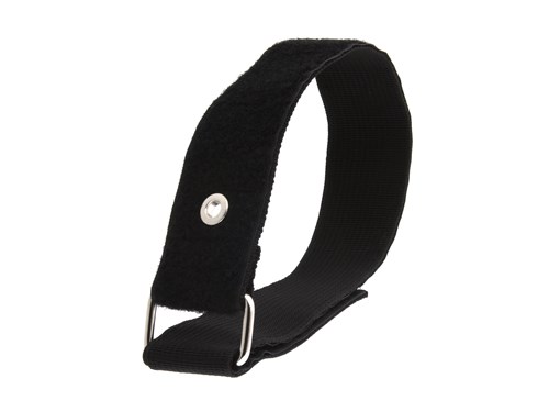 18 x 1 1/2 Inch Heavy Duty Black Cinch Strap with Eyelet - 5 Pack