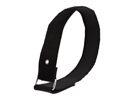 24 x 1 1/2 Inch Heavy Duty Black Cinch Strap with Eyelet - 5 Pack
