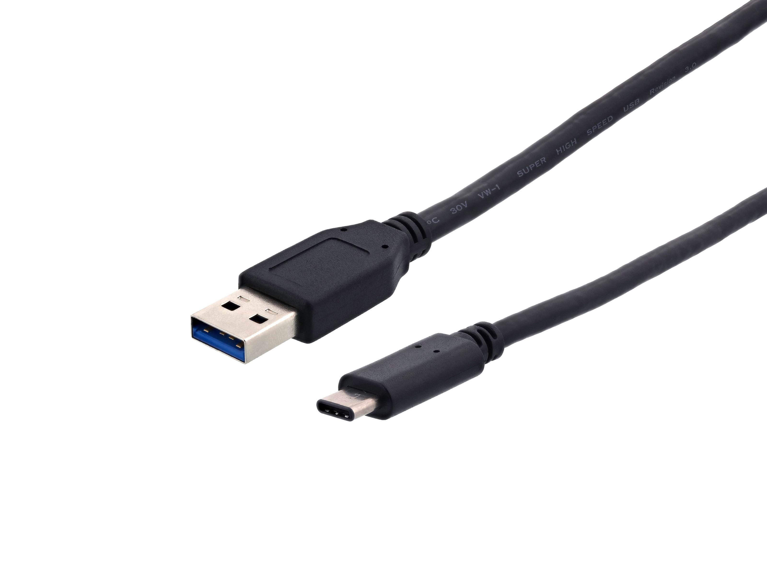 USB 3 TypeーC 3 FT USB 5Gbps (USB 3.1) Type C to A Male | Computer Cable Store