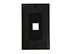 Picture of 1 Port Decorex Face Plate Insert - Black - 2 of 4