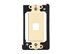Picture of 1 Port Decorex Face Plate Insert - Ivory - 1 of 4