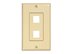 Picture of 2 Port Decorex Face Plate Insert - Ivory - 2 of 4