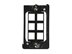 Picture of 6 Port Decorex Face Plate Insert - Black - 1 of 4