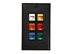 Picture of 6 Port Decorex Face Plate Insert - Black - 3 of 4