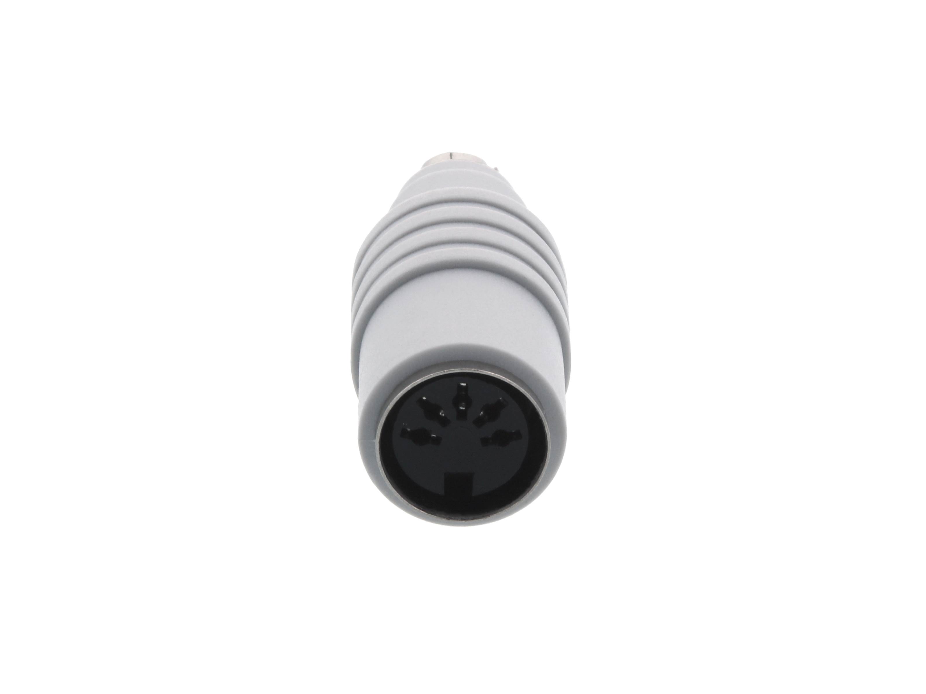 AT Keyboard Adapter - Din5 Female to Mini-Din6 Male | Computer Cable Store