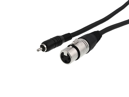 XLR Female to RCA Male Plug - 15 FT
