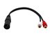 Picture of XLR Male to Two RCA Female Plugs - 1 FT - 0 of 1