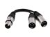 Picture of XLR Y One Female to Two Male - 0.25 FT - 0 of 1
