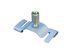 Picture of Twist clip, 9/16 Inch T-grid, 5/8 Inch stud w/barrel nut* - Qty 100 - 0 of 1
