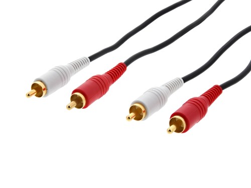 12 FT Gold RCA Audio Cable - Stereo