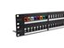 2U 48 port patch panel populated with keystone jacks - 3 of 6