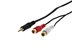 Picture of 6 FT Audio "Y" Splitter Cable - 3.5mm Male to Dual RCA Females - 0 of 2