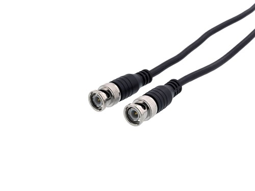 RG58 Coaxial Patch Cable - 25 FT, BNC, Black