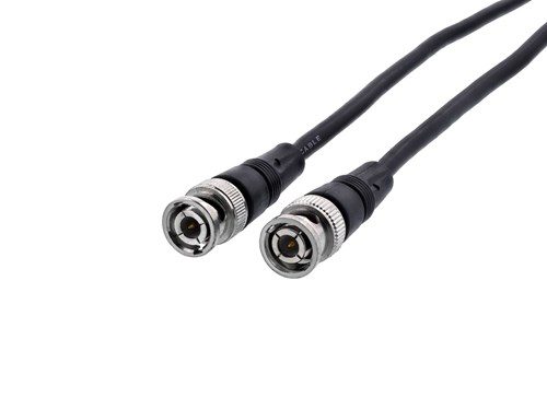 RG59 Coaxial Patch Cable - 6 FT, BNC, Black